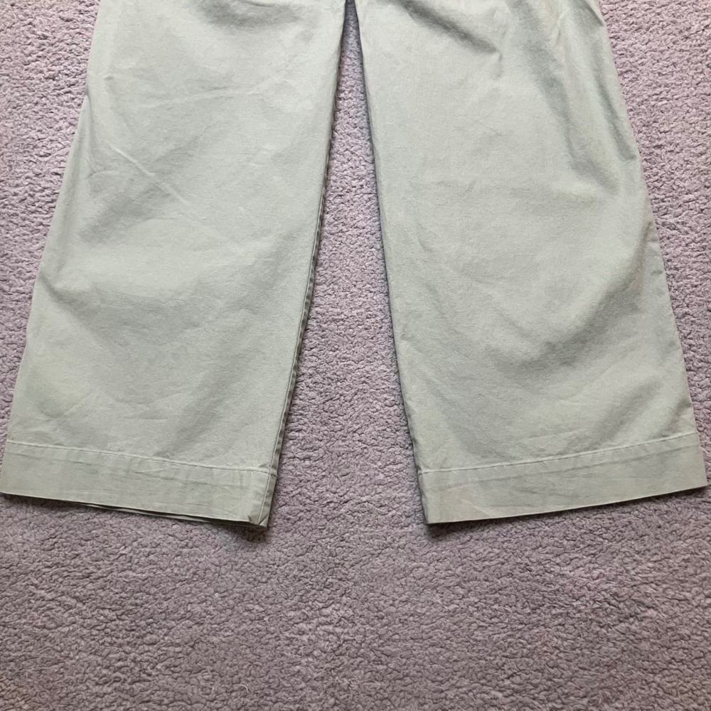 A New Day Sage Green High Rise Wide Leg Pleated Front Stretch Trousers Size 8 - Picture 9 of 9